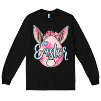 Black Easter egg Long Sleeve Tee - OliviaCreatesArt