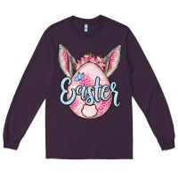 Plum Easter egg Long Sleeve Tee - OliviaCreatesArt