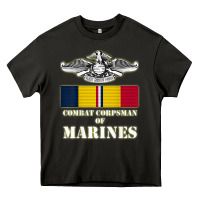 Asphalt Eagle FMF Corpsman 8404 T Back Design Heavy Core Tee - longCreatives