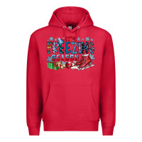 Cardinal It's Freezing Season Premium Hoodie - CowhideDigitalArt
