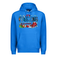 True Royal It's Freezing Season Premium Hoodie - CowhideDigitalArt