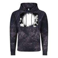 Cloud Black Cowhide Bleached Vintage Hoodie - CowCowDesign