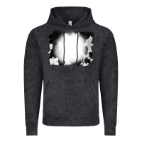 Vintage Black Cowhide Bleached Vintage Hoodie - CowCowDesign