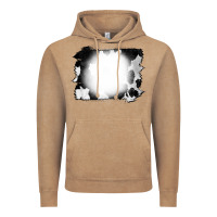 Vintage Coffee Cowhide Bleached Vintage Hoodie - CowCowDesign