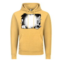 Vintage Mustard Cowhide Bleached Vintage Hoodie - CowCowDesign