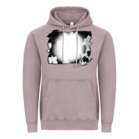 Vintage Zinc Cowhide Bleached Vintage Hoodie - CowCowDesign