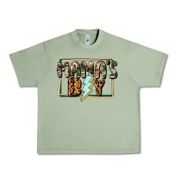 Oil Green Mama's boy Mother's Day Urban Heavy Tee - CowGirlArtShop