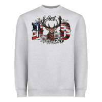 Heather Grey best dad ever Heavyweight Sweatshirt - SublimationCraftShop