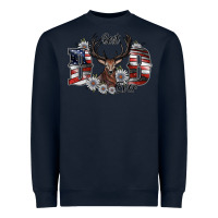 Navy best dad ever Heavyweight Sweatshirt - SublimationCraftShop
