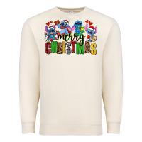 Sandshell merry christmas stitch Premium Sweatshirt - AdoDesignShop