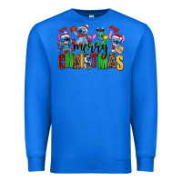 True Royal merry christmas stitch Premium Sweatshirt - AdoDesignShop