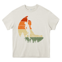Cream Retro Rock Climbing Vintage Climber Heavy Core Tee - longCreatives