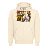 Sandshell gats baby gots sunflowers wooden serape leopard Zipper Hoodie - Artiststas