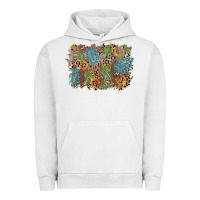 Pigment Lunar Rock horseshoe leopard gemstone cactus background Urban Hoodie - AdoDesignShop