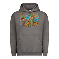 Pigment Tornado horseshoe leopard gemstone cactus background Urban Hoodie - AdoDesignShop