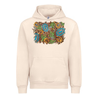 Sandshell horseshoe leopard gemstone cactus background Urban Hoodie - AdoDesignShop