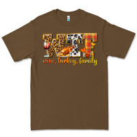 Cacao WTF Wine Turkey Family Premium Tee - texasbilliewilder