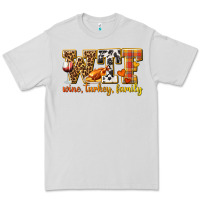 Dove Grey WTF Wine Turkey Family Premium Tee - texasbilliewilder