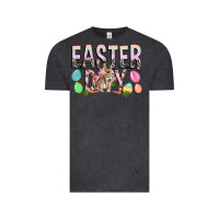 Vintage Black Easter Day with rabbit Vintage Tee - HowdyJamesFarm