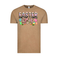 Vintage Coffee Easter Day with rabbit Vintage Tee - HowdyJamesFarm