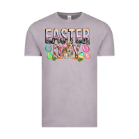 Vintage Zinc Easter Day with rabbit Vintage Tee - HowdyJamesFarm