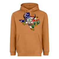 Meerkat bull skull texas map american playng Heavyweight Hoodie - BarkalooDesign