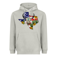 Moon Dust bull skull texas map american playng Heavyweight Hoodie - BarkalooDesign