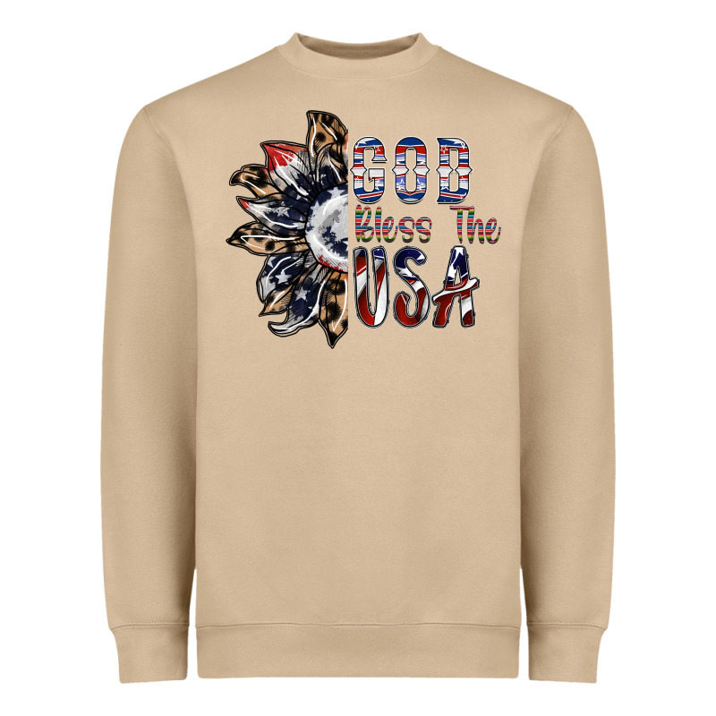 God Bless The Usa Heavyweight Sweatshirt by SublimationCraftShop | Teevron