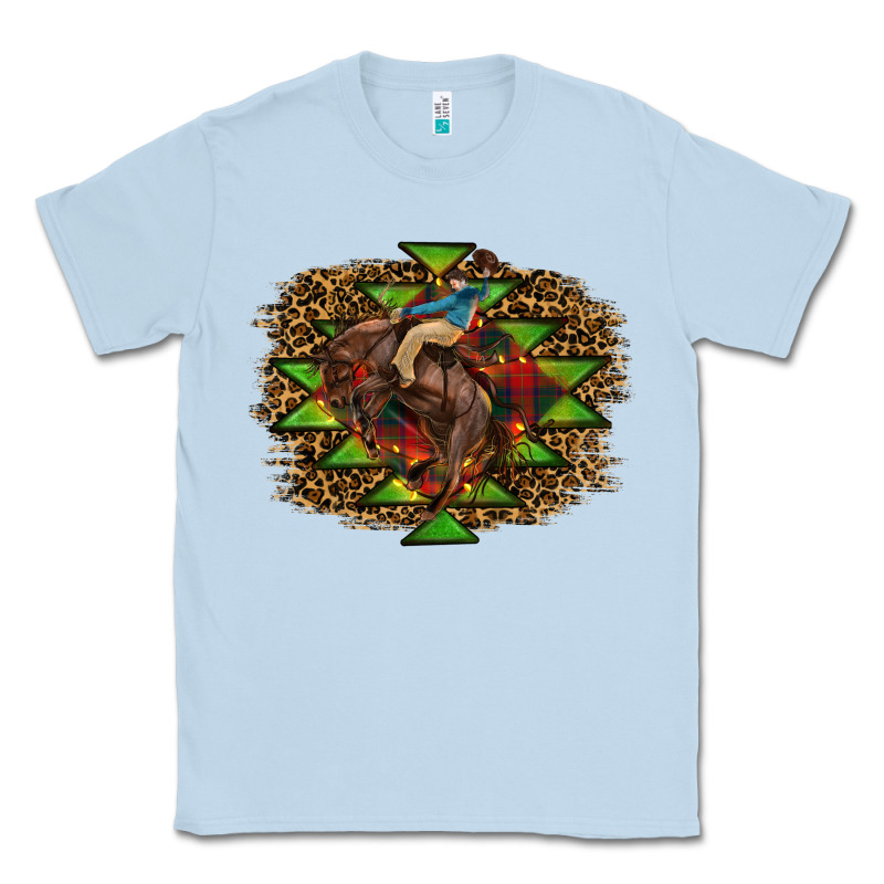 Western Christmas Rodeo Distressed Classic Tee by RanaPortraitStore | Teevron