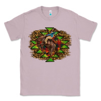 Lilac Western Christmas Rodeo Distressed Classic Tee - RanaPortraitStore