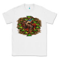 White Western Christmas Rodeo Distressed Classic Tee - RanaPortraitStore