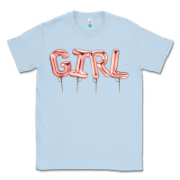 Dusty Blue Girl balloon Classic Tee - Artiststas