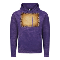 Cloud Purple Buralp and Leopard Vintage Hoodie - CowCowDesign