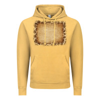 Vintage Mustard Buralp and Leopard Vintage Hoodie - CowCowDesign