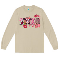 Mushroom Xoxo baby Cow Valentine's Day Long Sleeve Tee - FaDigitalArtStudio