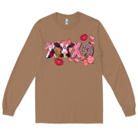 Toasted Coconut Xoxo baby Cow Valentine's Day Long Sleeve Tee - FaDigitalArtStudio
