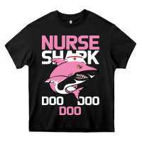 Black Nurse Shark Doo Doo Doo Heavy Core Tee - Bettercallsaul