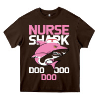 Chocolate Brown Nurse Shark Doo Doo Doo Heavy Core Tee - Bettercallsaul