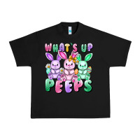 Black What's up peeps Easter bunnies Easter Day Urban Heavy Tee - CowGirlArtShop