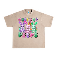French Oak What's up peeps Easter bunnies Easter Day Urban Heavy Tee - CowGirlArtShop