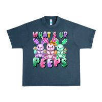 Midnight Navy What's up peeps Easter bunnies Easter Day Urban Heavy Tee - CowGirlArtShop
