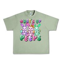 Oil Green What's up peeps Easter bunnies Easter Day Urban Heavy Tee - CowGirlArtShop