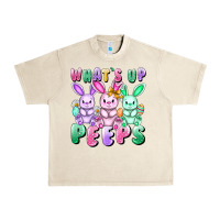 Sandshell What's up peeps Easter bunnies Easter Day Urban Heavy Tee - CowGirlArtShop