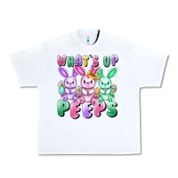 White What's up peeps Easter bunnies Easter Day Urban Heavy Tee - CowGirlArtShop