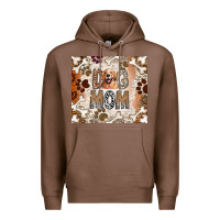 Chestnut Dog Mom Premium Hoodie - CowhideDigitalArt