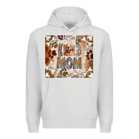 Dove Grey Dog Mom Premium Hoodie - CowhideDigitalArt