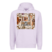 Lilac Dog Mom Premium Hoodie - CowhideDigitalArt