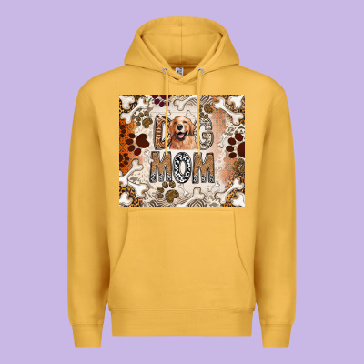 Dog Mom Premium Hoodie Designed By Cowhidedigitalart