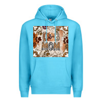 Ocean Blue Dog Mom Premium Hoodie - CowhideDigitalArt