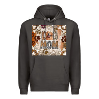 Smoke Dog Mom Premium Hoodie - CowhideDigitalArt